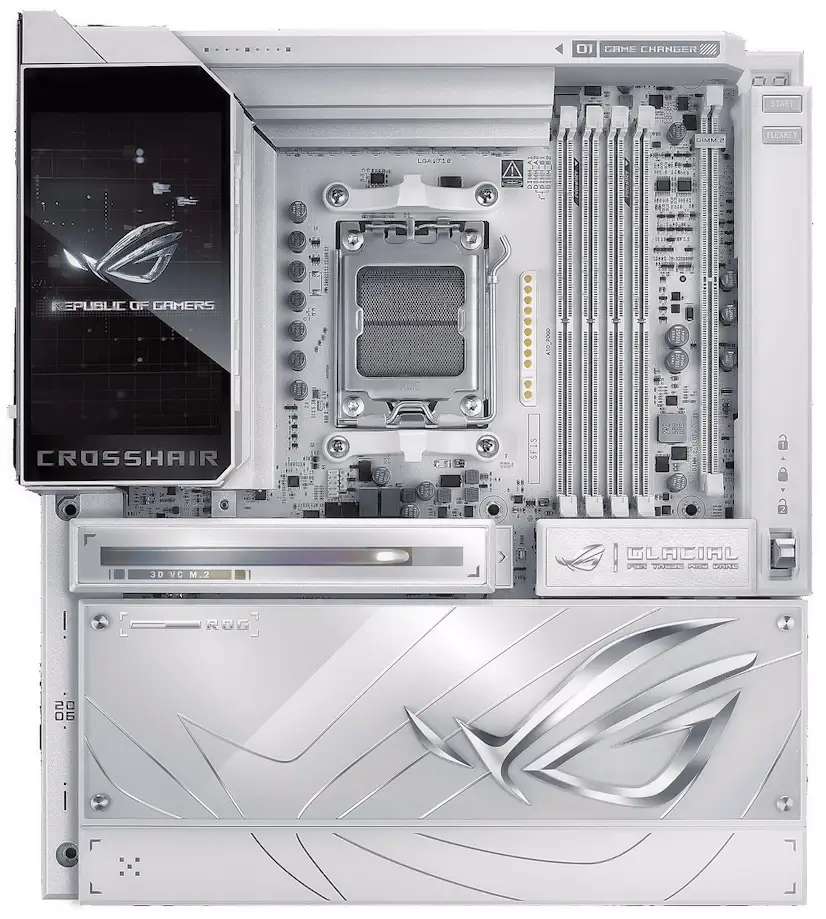 Rascafría PC - Montaje Placa Base ASUS ROG CROSSHAIR X870E GLACIAL Rascafría