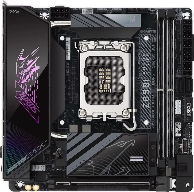 Montaje Placa Base Gigabyte Z890I AORUS ULTRA Gaming PC Rascafría